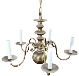 Brass Williamsburg Style Chandelier