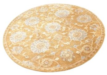 Safavieh Circular Wool Rug - Anatolia Design - 72 Inch Diameter