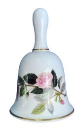 Wedgwood Porcelain Bell - Signed 'Wedgwood Hathaway Rose'