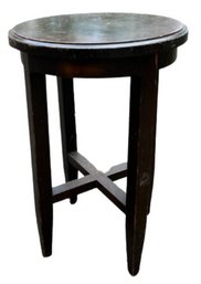 Small Wooden Stool - 12 Inch Diameter, 18 Inches High