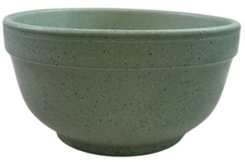 Heavy Ceramic Bowl -used As A Planter - 9 Inch Diameter