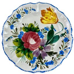 Handpainted Plates - Made In Italy - 10 Inch Diameter