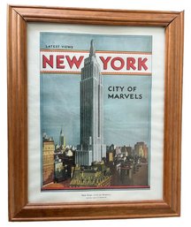 City Of Marvels - Framed New York City Reproduction - 1931