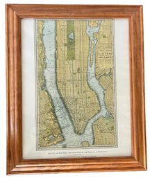 City Of New York - Southern Part Of Manhattan, 1909 - Framed New York City Reproduction
