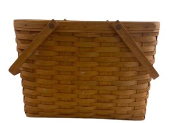 Vintage Longaberger Handwoven Basket  - 1995 - 11 Inches High