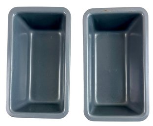 Two Mini Loaf Pans - 6.5 Long X 3.75 Wide X 2 Deep Inches