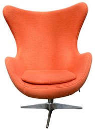Orange Modern Chair - Revolves! - Excellent Condition