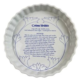 Porcelain Creme Brulee Ramekin -with Cooking Directions