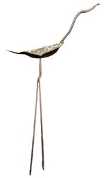 Wrought Iron Heron Garden Ornament