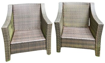 Pair Of Comfortable Outdoor Chairs