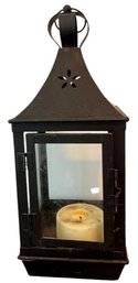 Wrought Iron Lantern With Door