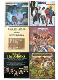 Six Albums- DeBarge, Stylistics,Spyro Gyra, Etc