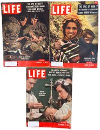 3 LIFE Magazines From 1956