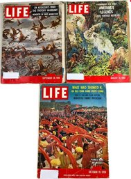 3-LIFE Magazines From 1959