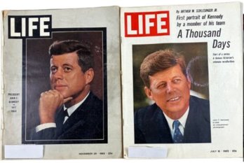 2 - LIFE Magazines Featuring JFK