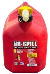 No-Spill Plastic Gas Can 5 Gal