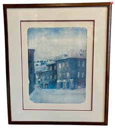 A Prague Motif By Jana Reinerova - Framed Print