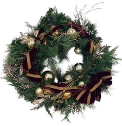 30 Inch Christmas Wreath - Artificial