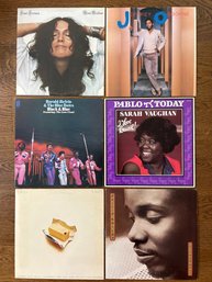 Six Albums- Sarah Vaughan, Jeffrey Osborne, Barbra Streisand, Etc