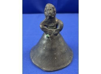 Vintage Primitive Pottery Bell