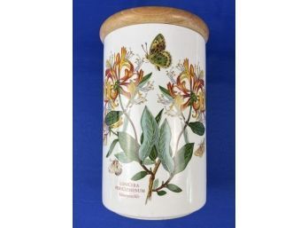 Vintage Portmeirion Canister - Signed On Base 'Portmeirion Botanic Garden - Made In England'