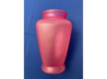 Pink Glass Vase