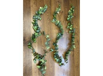 New! Three Garlands - Classic Greenery -  6 Ft Each