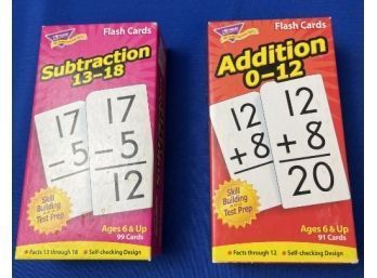 Trend Addition And Subtraction Flash Cards