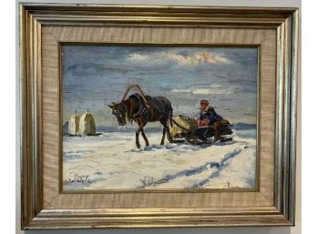 Original Oil Painting - Artist, Gabriel Mazurkiewicz, 1982