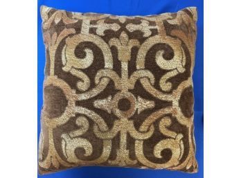 Gold And Brown Upholstery Pillow - Double Sided (1 Of 2)