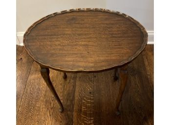 Pie Crust End Table