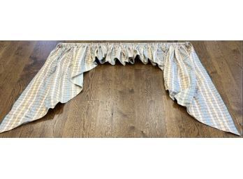 Pair Of Plaid Valances - Fits 54 Inch Window