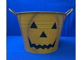 Tin Halloween Bucket