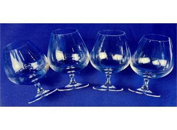 Tiffany & Co Brandy Snifters - Set Of Three - Plus One Additional Unsigned Coordinating Snifter
