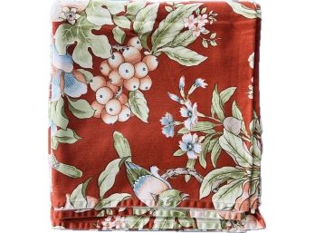 Table Cloth - Birds, Botanicals, & Fruits Imagery