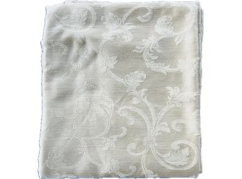 Damask Poly Blend Tablecloth