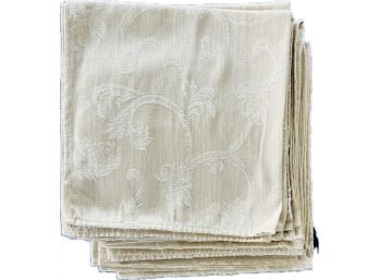 Damask Poly Blend Dinner Napkins