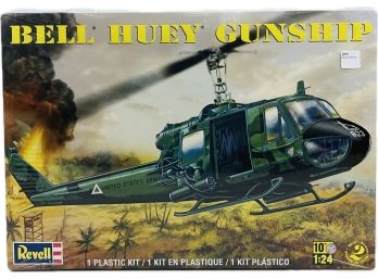 New! Revel Bell Huey Gunship Model Kit
