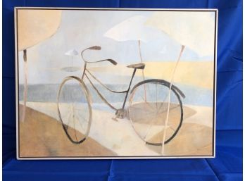 Dominguez - Seaside Bicycle Print