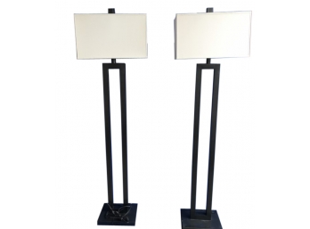 Beautiful Pair Of Floor Lamps