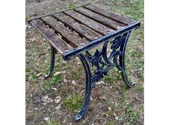 Cast Aluminum End Table