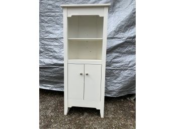 White Corner Cupboard