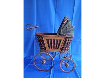 Antique Reproduction Doll Carriage