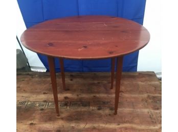 Small Wooden Drop Leaf Table