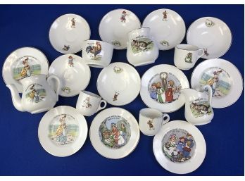 Vintage Children's Nursery Rhyme Tea Set - Fantastic!