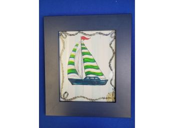 Framed Artwork - Sailboat