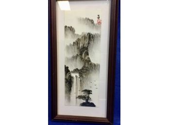 Original Thumb  Painting From China Tan Yongbing 2006 - Called 'Finger Painting'