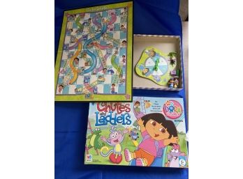 Dora The Explorer Chutes And Ladders Game