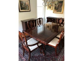 Dining Room Table And Six Chairs