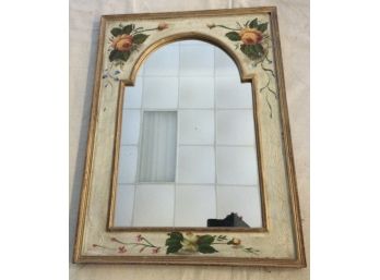 Mirror- Floral Painted Frame